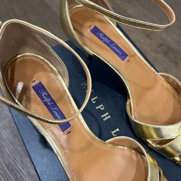 Ralph Lauren Collection Purple Label Nappa Heel 7 - Picture 3 of 9